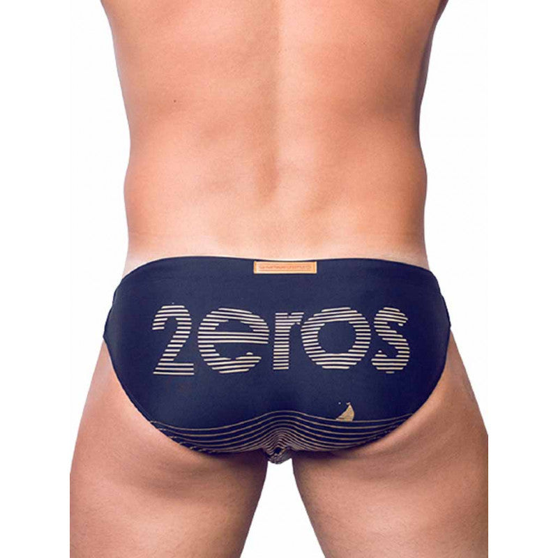 MENSFASHION | BAÑADORES | 2EROS YACHT CLUB SWIMWEAR BRIEF BLACK