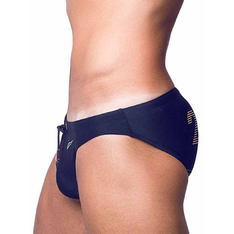 MENSFASHION | BAÑADORES | 2EROS YACHT CLUB SWIMWEAR BRIEF BLACK