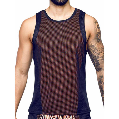 FASHIONSTREET | SPORTSTYLE CAMISETA | SUPAWEAR SWISH MESH SINGLET